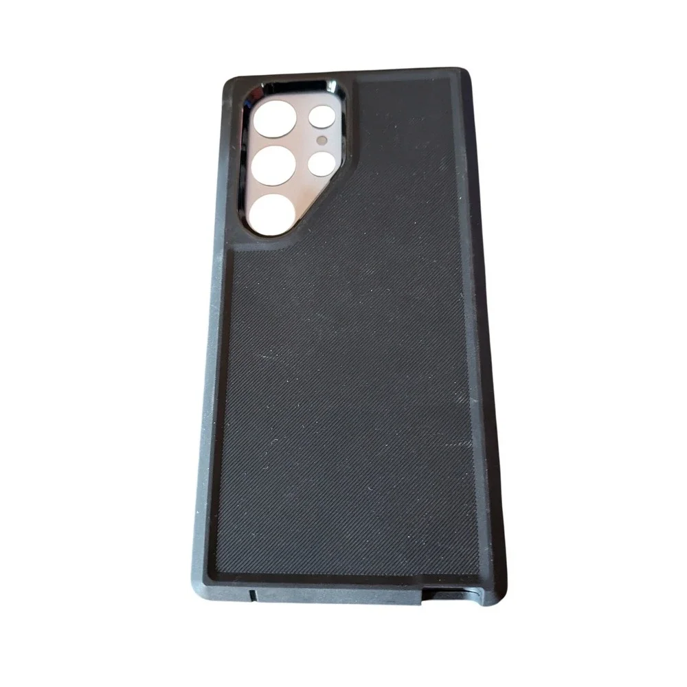 Black Rugged Protective Case for Samsung Galaxy S22 Ultra Smartport Protection‎